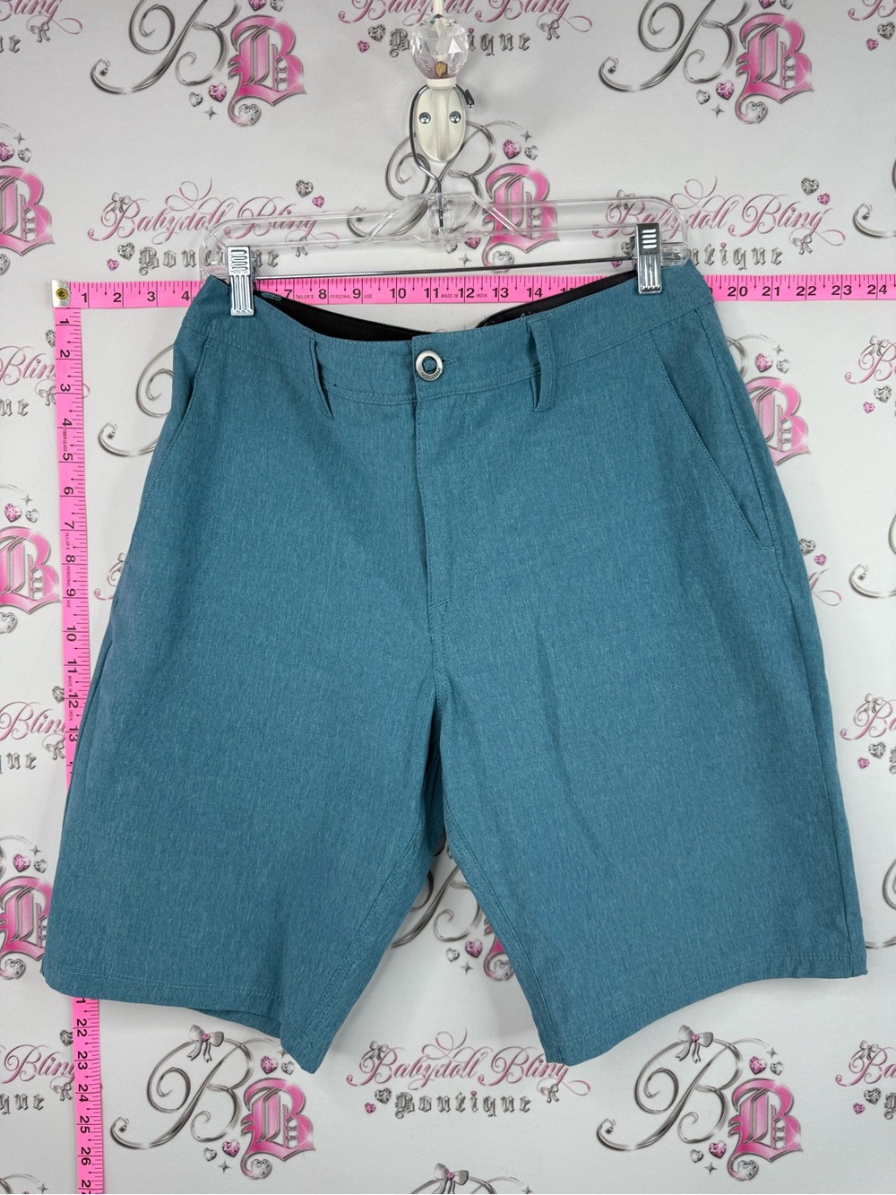 Volcom shorts surf and turf blue Men's Teal Performance Walkshorts